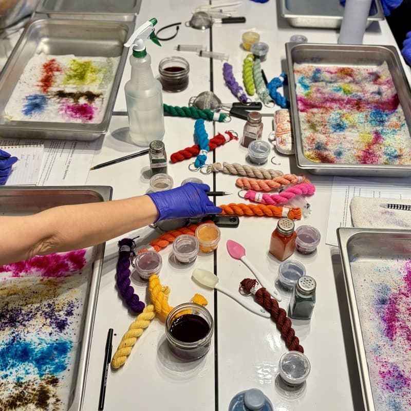 Atelier Speckles / Cours de teinture sur laine à Rosemère – Image 8