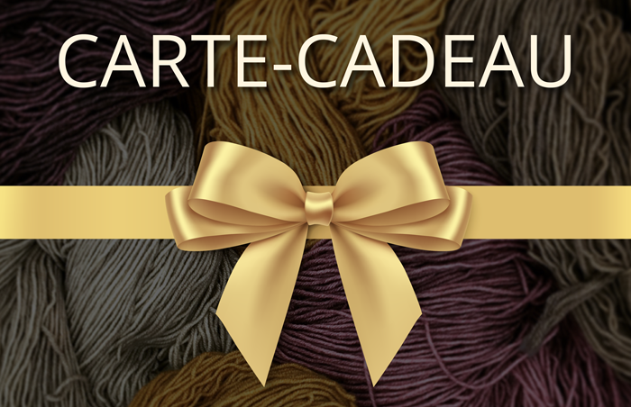 Carte cadeau laine teinte à la main Pause sur le temps – certificat cadeau numérique