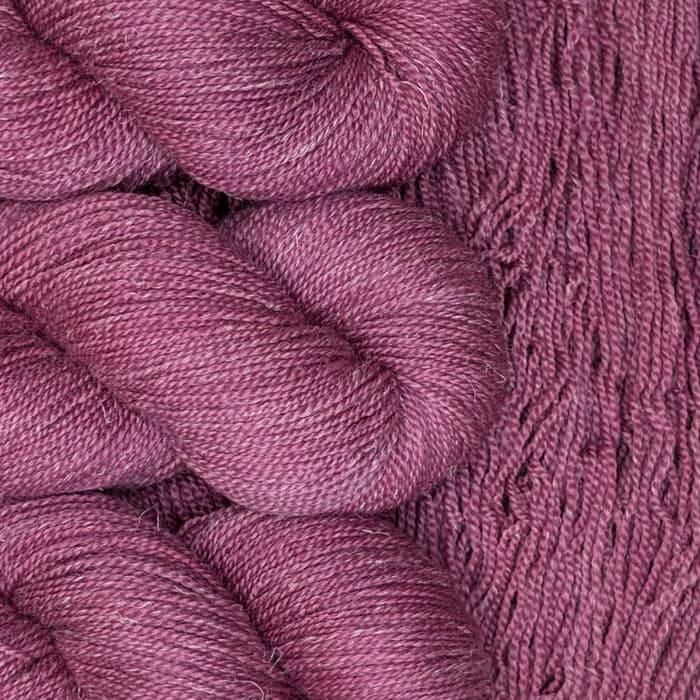 Laine Amulette DK Paradis laine DK tricot mérinos lin soie teinte à la main